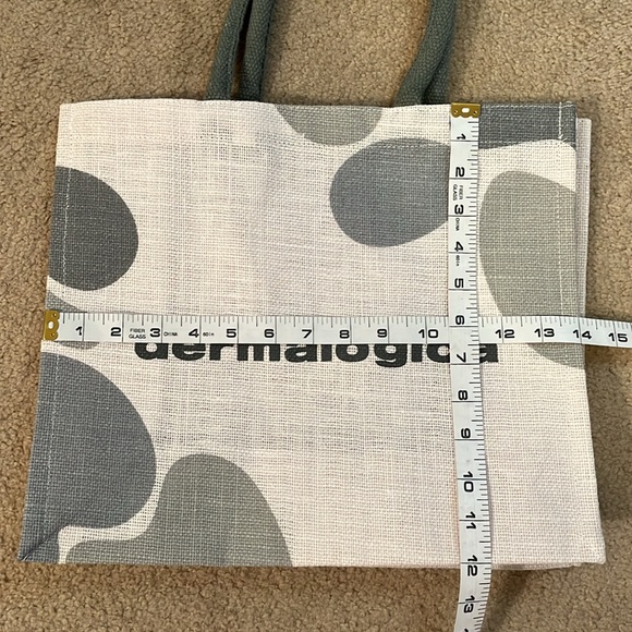 NEW Dermatologica woven tote, 14” x 12” x 6” - Picture 8 of 9
